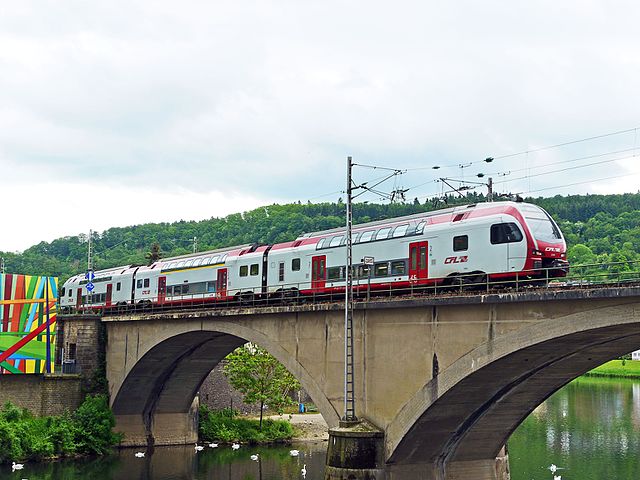 CFL on the Germany-Luxembourg border in 2016