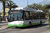 A trolleybus in Cagliari