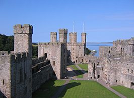 Caernarfon Castle: Kasteel in het Verenigd Koninkrijk