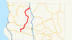 Karte der California State Route 3