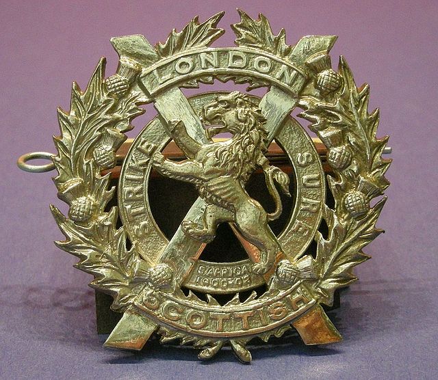 Cap Badge of the London Scottish