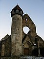 Le Monastère de Cârța, en décembre 2004.