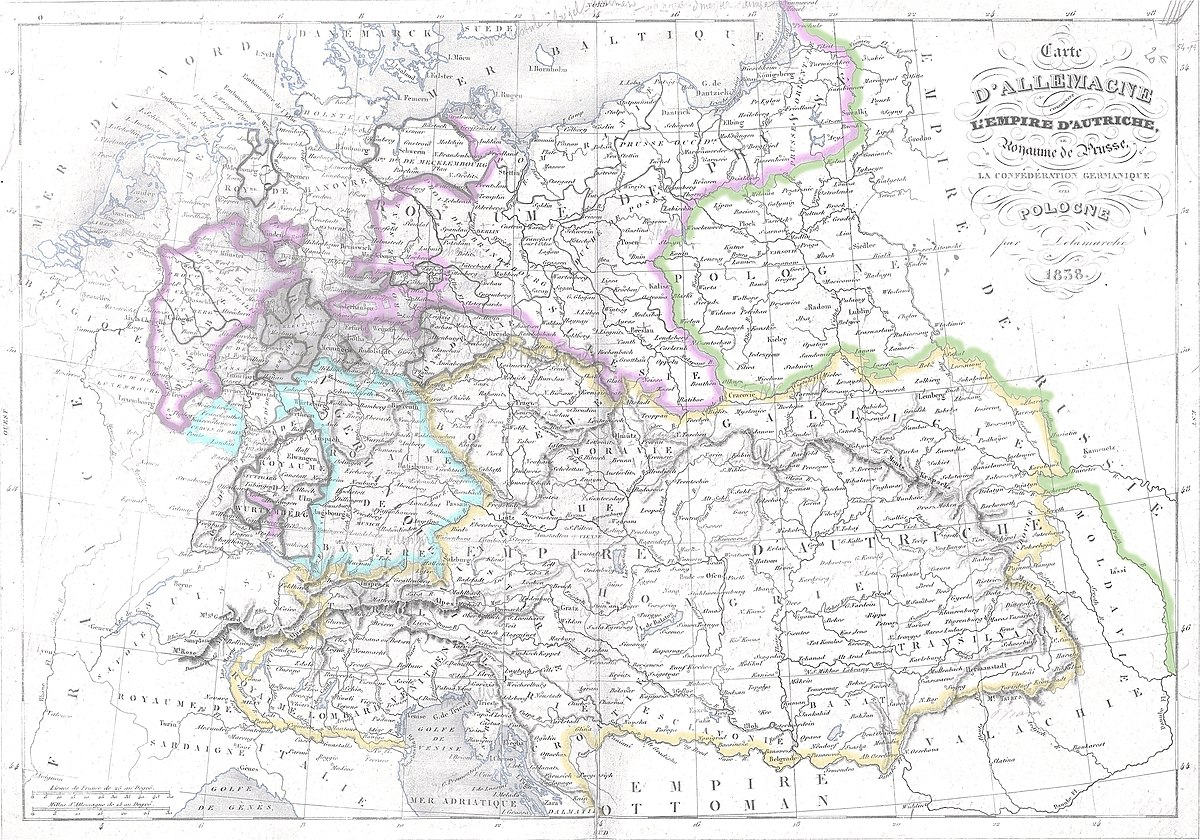 Королевство Пруссия карта. Пруссия 19 век карта. Подробная карта Пруссии.