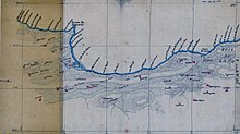 Carte du Bois du Loc'h et de l'anse de Poulmic datant de la fin du XVIIIe siècle.