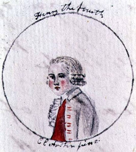 Portrait of Henry IV. Declaredly written by "a partial, prejudiced, & ignorant Historian", The History of England was illustrated by Austen's sister, 