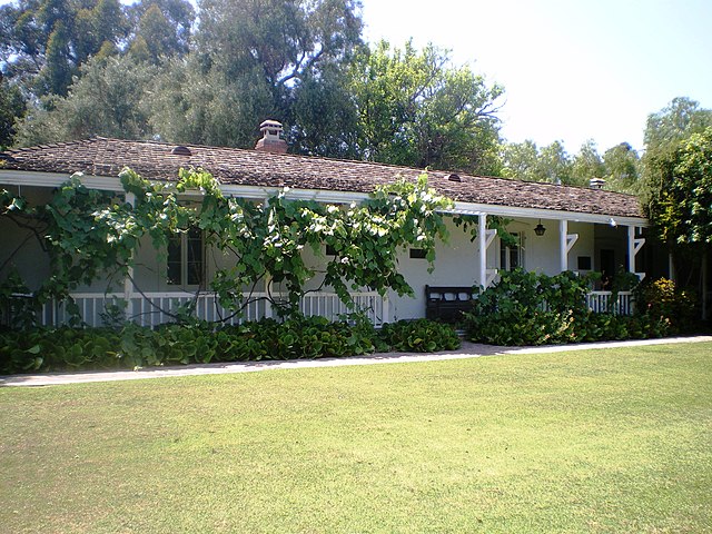 The Centinela Adobe was built in 1834 by Don Ygnacio Machado, a Californio ranchero who owned Rancho Aguaje de la Centinela.