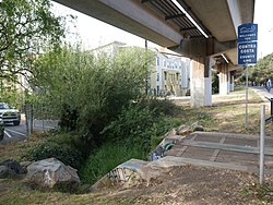 Ohlone Greenway.jpg мекен-жайында орналасқан Cerrito Creek