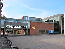 o portão de Chalmers (Campus de Gibraltar)