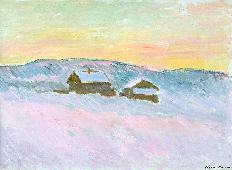 File:Claude Monet - Les maisons bleues - Marmottan.jpg