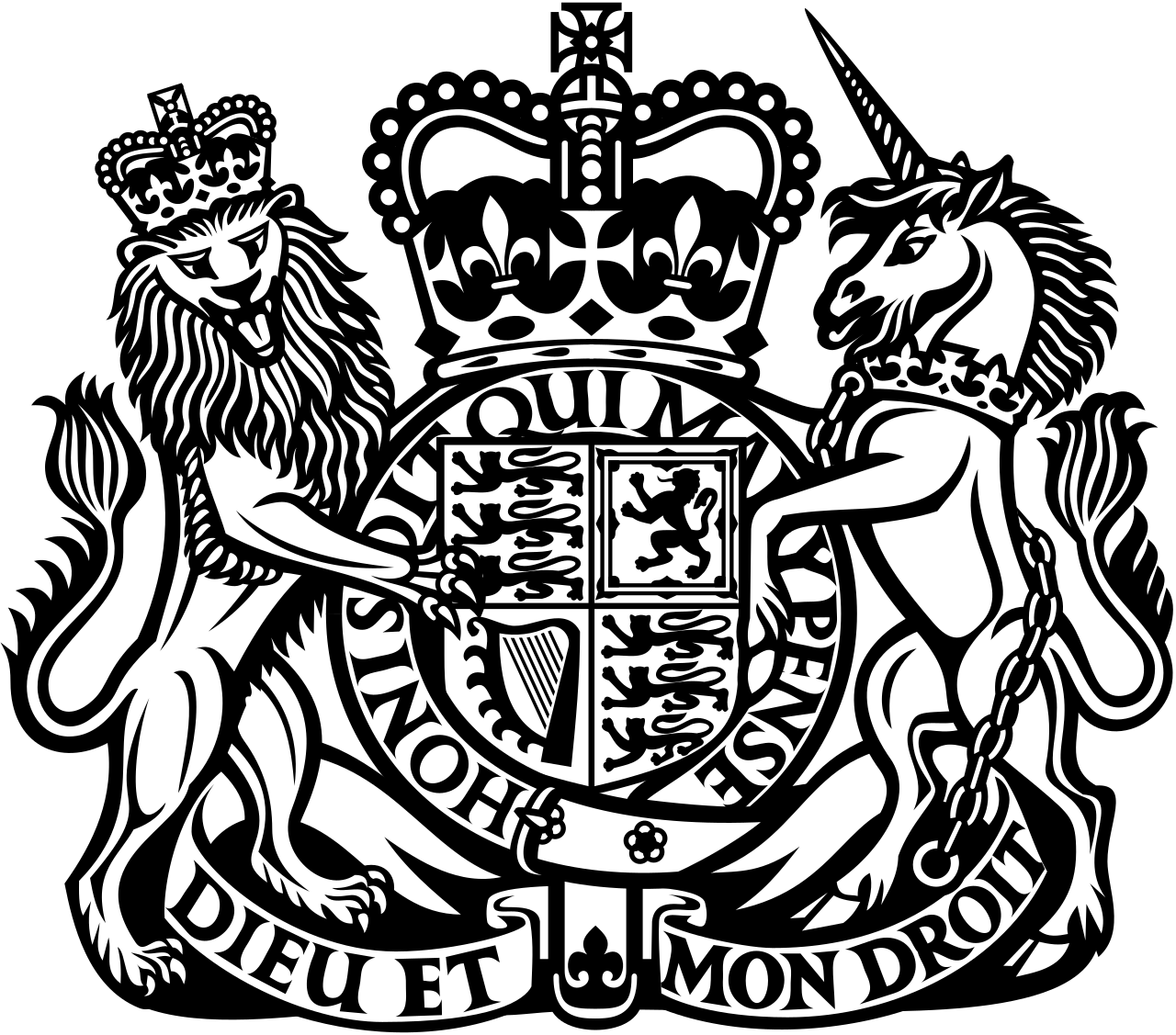 Герб где лев. Королевский герб Англии. Герб Великобритании черно белый. Королевский герб Соединенного королевства. Герб Великобритании 19 века.