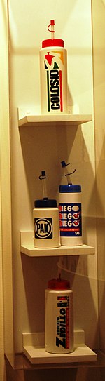 Water bottles from the Colosio, Fernandez de Cevallos and Zedillo campaigns. ColosioCevallosZedilloBotellas.JPG