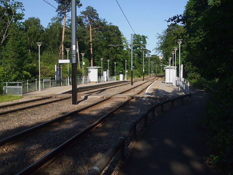 File:Coombe Lane tramstop western entrance.JPG