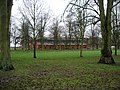 Exterior do centro de visitas de Coombe Abbey.