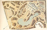Plan of the new Botanical Garden Copenhagen Botanical Garden plan 1870.jpg