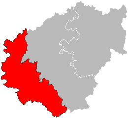 Arrondissement di Brive-la-Gaillarde – Localizzazione