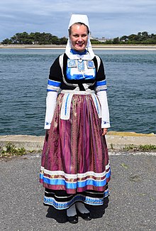 Ceremonielt kostume fra slutningen af ​​det nittende århundrede.