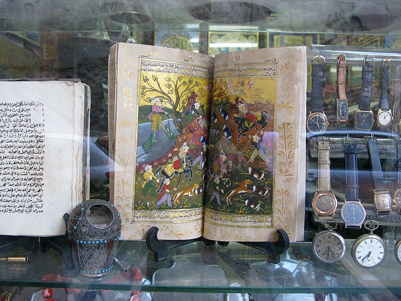 File:Damascus, Syria, Art on display.jpg