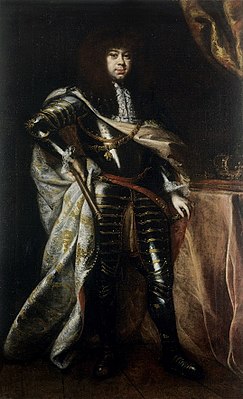 Даниэль Шульц. Портрет короля Польши Михаила Корибута Вишневецкого. Около 1669. Королевский замок на Вавеле, Краков