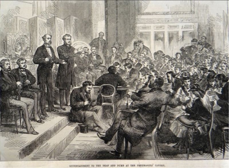 File:Deaf and Dumb event at Freemason's Tavern.jpg