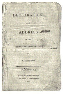 <i>Declaration and Address</i> Founding document for a religious association