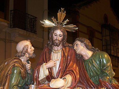 Detalle de la Santa Cena