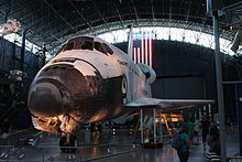 La navette spatiale Discovery au Centre Steven F. Udvar-Hazy.