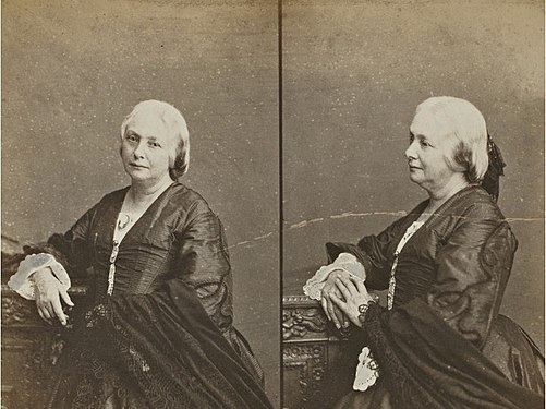 Double portrait de Juliette Drouet (1868).