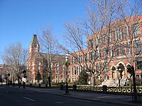 Fredericton Justice Building and City Hall. Downtown Fredericton.jpg