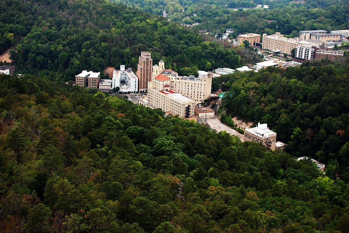 File:Downtown Hot Springs, Arkansas (aerial).jpg.