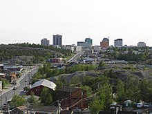 Skyline of Yellowknife, Northwest Territories