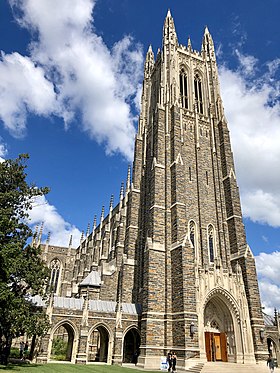 Duke University Chapel is an ecumenical Christian chapel and the center of religion at Duke University, and has connections to the United Methodist Church.