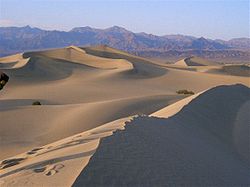 Dune della Death Valley vicino Stovepipe Wells