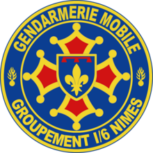 Havainnollinen kuva artikkelista Groupement I / 6 de Gendarmerie mobile