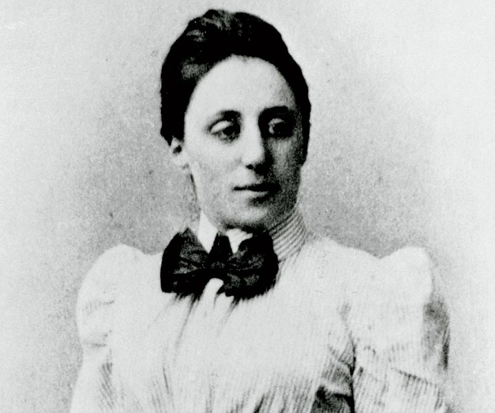 portrait of Emmy Noether. 