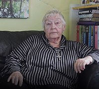 English domestic violence activist and writer Erin Pizzey