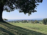 Eschbourg vue depuis la route de La Petite-Pierre.