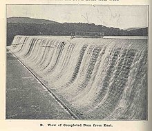 View of the recently completed Austin Dam FMIB 33204 Austin Dam; View of Completed Dam from East.jpeg