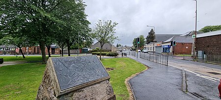 Fauldhouse village square