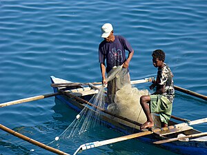 Pescadores em Díli