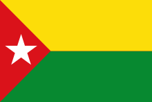 By the 2010s, the MFDC had adopted a new flag for their rebellion Flag of Casamance (2012).svg
