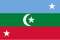 Republikken Suvadiva's flag