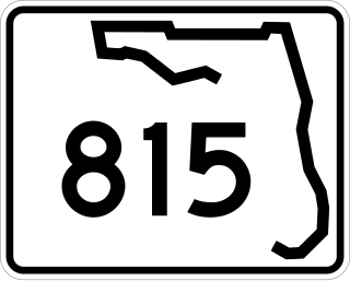 <span class="mw-page-title-main">Florida State Road 815</span> State highway in Florida, United States