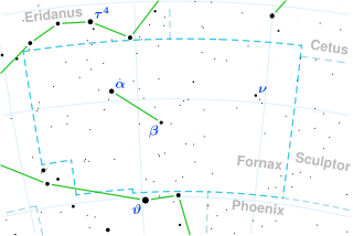 LP 944-20 is located in the constellation Fornax