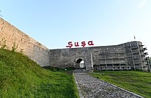 Shusha fortress in 2021 Fortress of Shusha.jpg