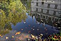 Weerspiegeld in de Loire van Azay-le-Rideau