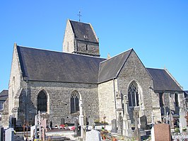 De kerk van Saint-Vigor-des-Mézerets