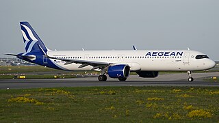 Frankfurt Airport Aegean Airlines Airbus A321-271NX SX-NAL (DSC04632).jpg