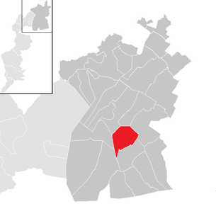 Lage der Gemeinde Frauenkirchen im Bezirk Neusiedl am See (anklickbare Karte)