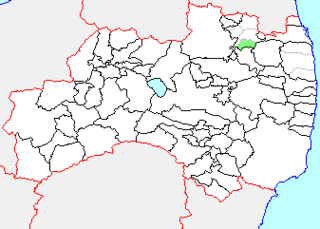 月舘町の県内位置図