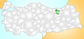 Gümüşhane Turkey Provinces locator.jpg